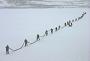 Carrying the fuel line (NSF photo by Bill Haals)