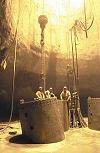 Workers in the Gotthard Base Tunnel 