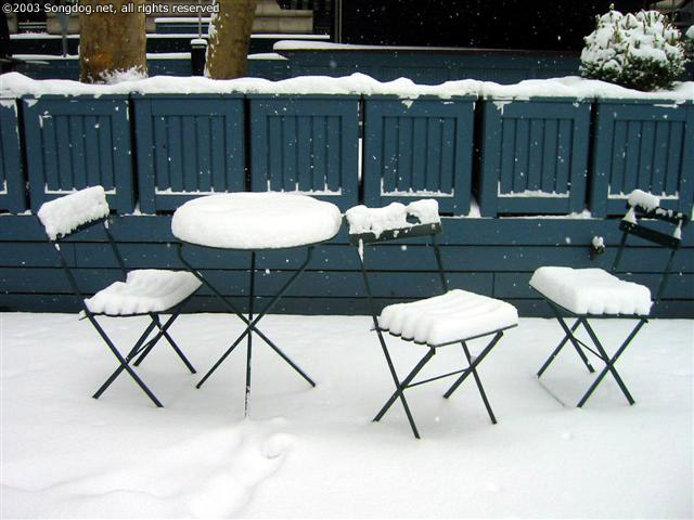 Bryant Park Winter Seating